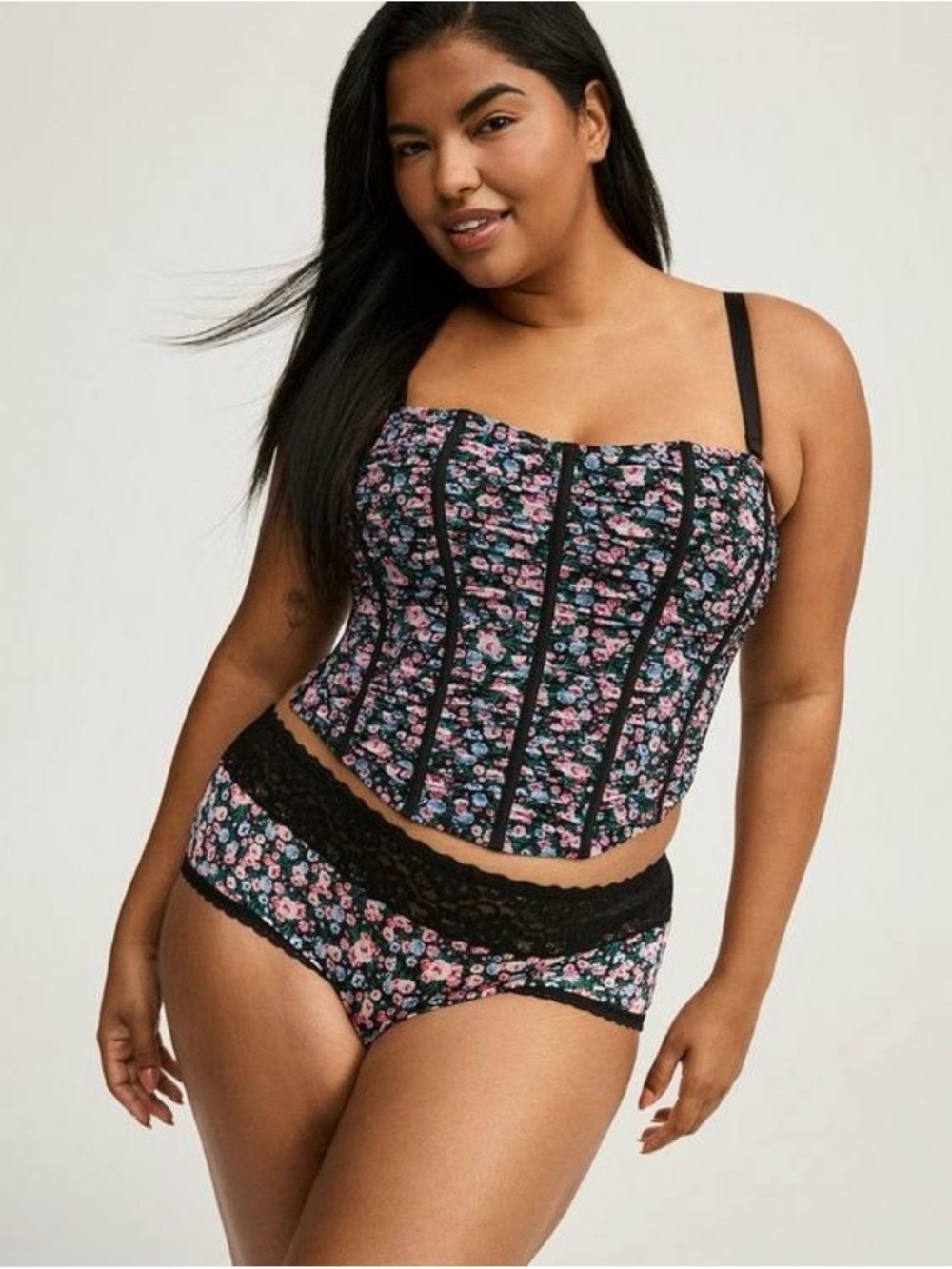 Torrid Floral Wireless Bustier - Size 4X - NWT!
